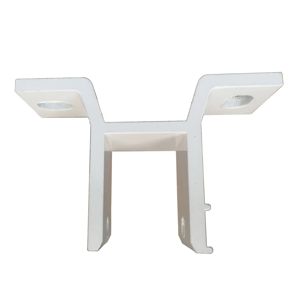 Sturdy White Spare Parts Wall Mount Bracket for Retractable Awnings Hassle free Installation Durable Construction compatible models exhaust muffler ported bracket specifications durable construction easy installation exhaust muffler