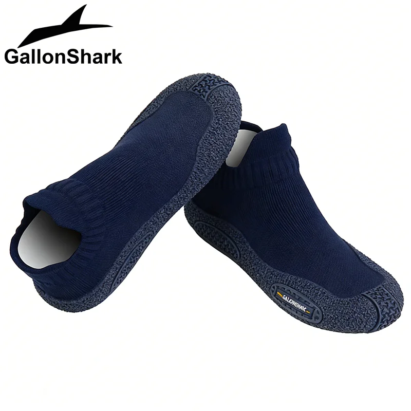 Lightweight Knit Sock Sneakers Men Women, GallonShark Non-Slip Barefoot Shoes For Casual & Light Sports_desvips.com