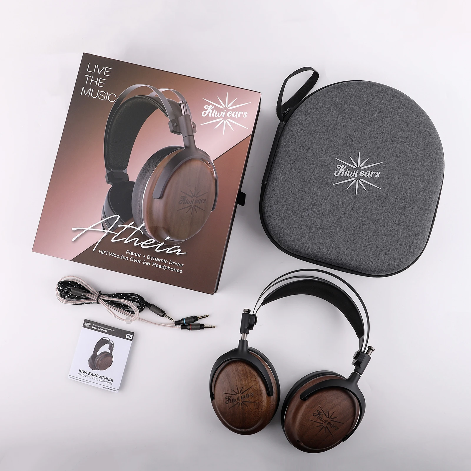 【未開封】Kiwi ears Atheia 平面駆動+DDハイブリッドヘッドホン 未開封】Kiwi ears Atheia 平面駆動+DDハイブリッドヘッドホン