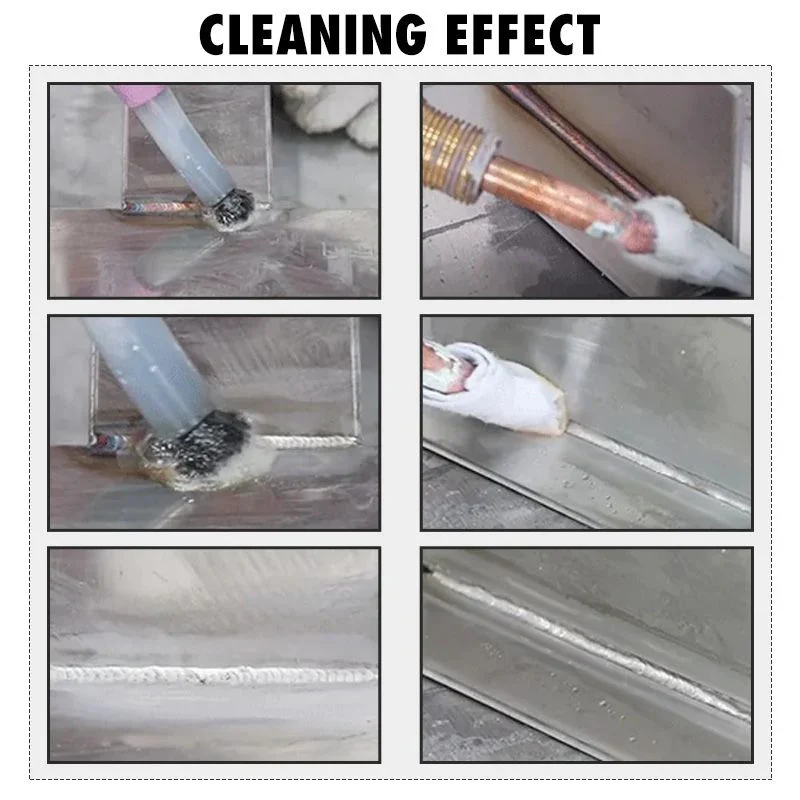 1PC M6/M8/M10 Copper Head Weld Brushes For Weld Seam Bead Joint Cleaning Polishing Machine Welding Seam Cleaner Brush Industry