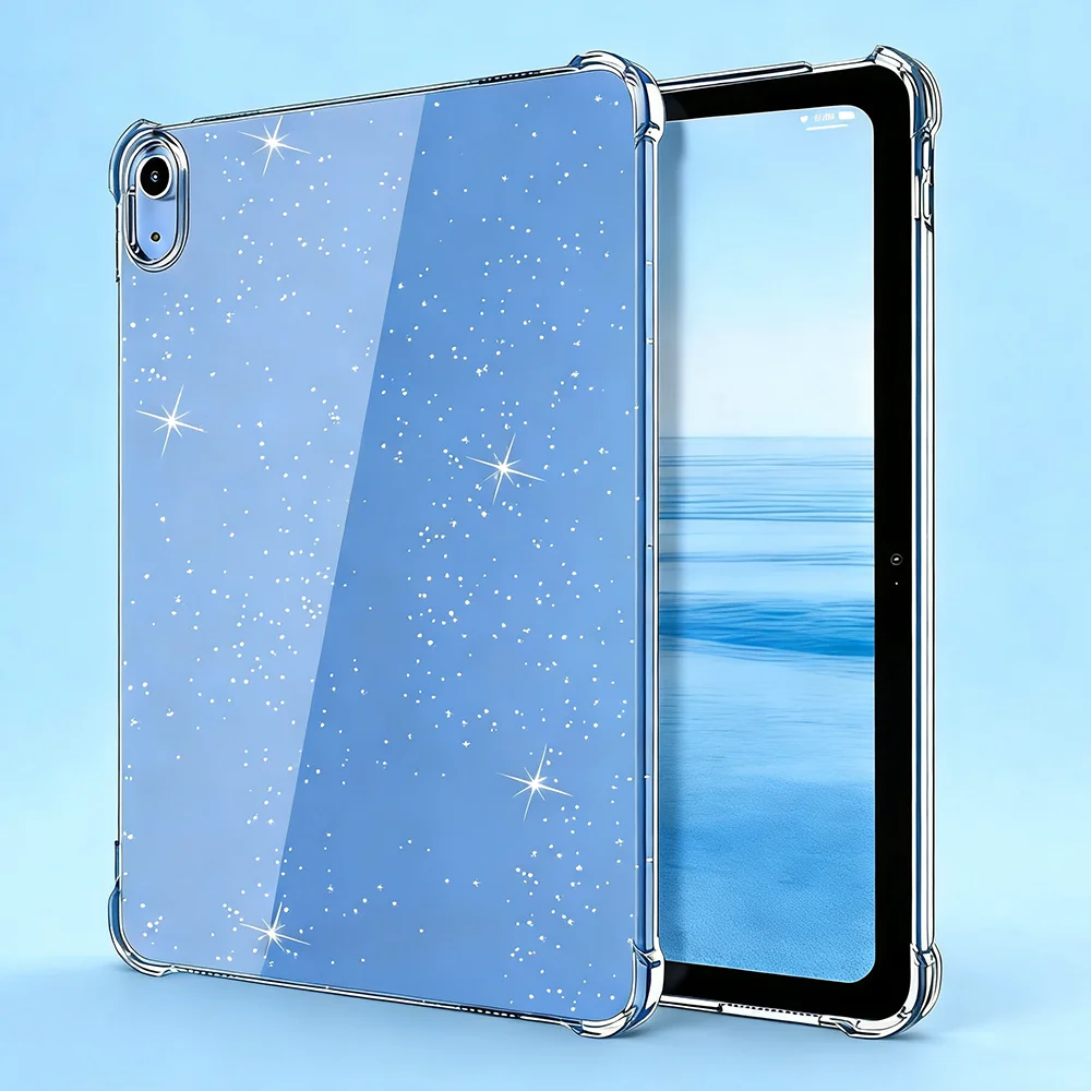 Sparkling Shockproof Soft Silicone Tablet Case