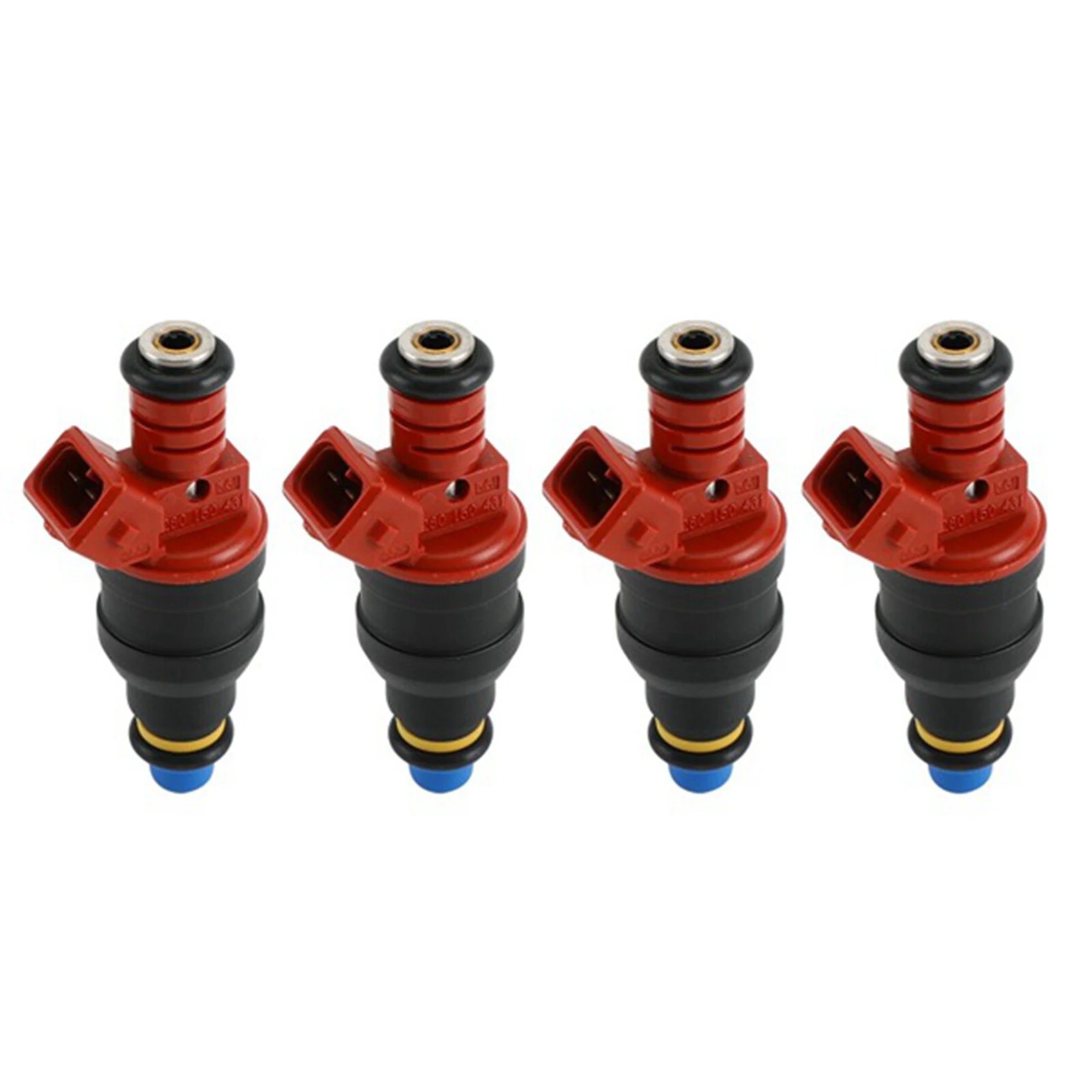 Inyector De Combustible De 4 Piezas, Boquilla 0280150431 Para Saab 9-3, 900, 9000, 2.0L, 2.3L, I4 Turbo 94-01