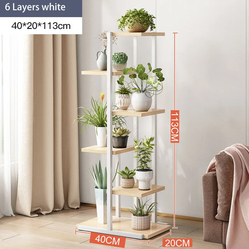 Plant Stand 4/6 Tier Flower Shelf Storage Organizer Indoor Garden