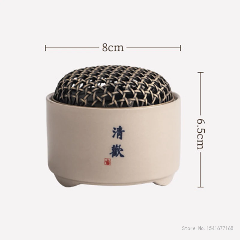Creative Ceramic Incense Burner, Small Incense Stove Crafts Household Indoor Tea Room Decor, Sandalwood Aromatherapy Burner, 1Pc