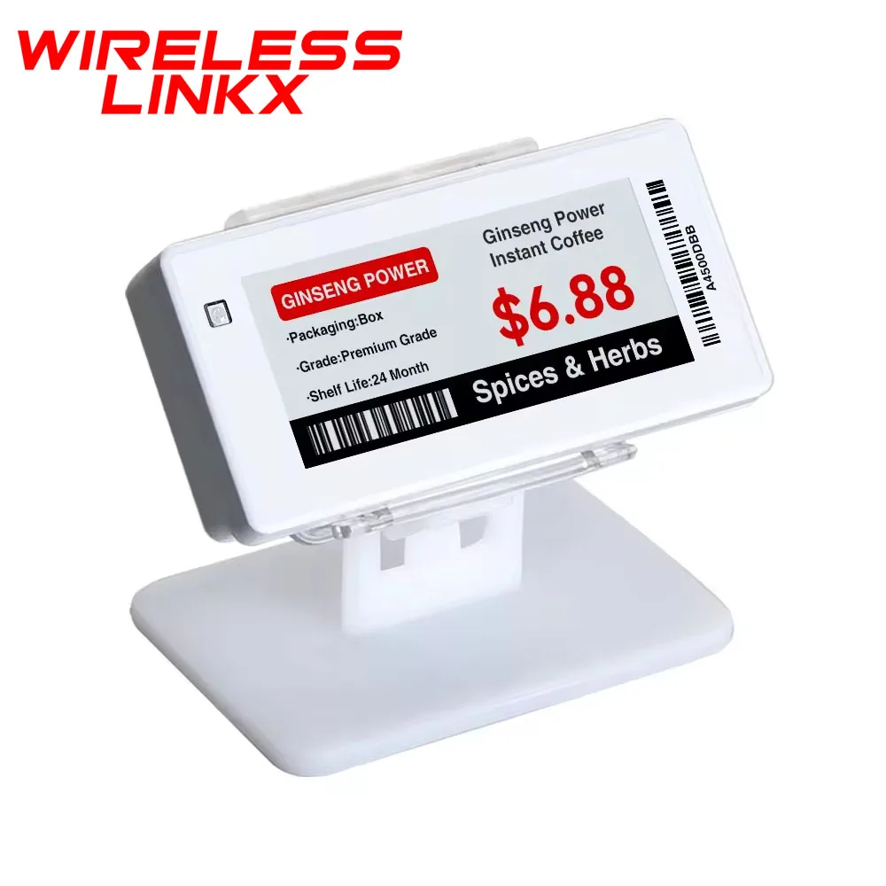 

Wireless intelligent electronic ink screen display price tag 2.9-inch shelf label