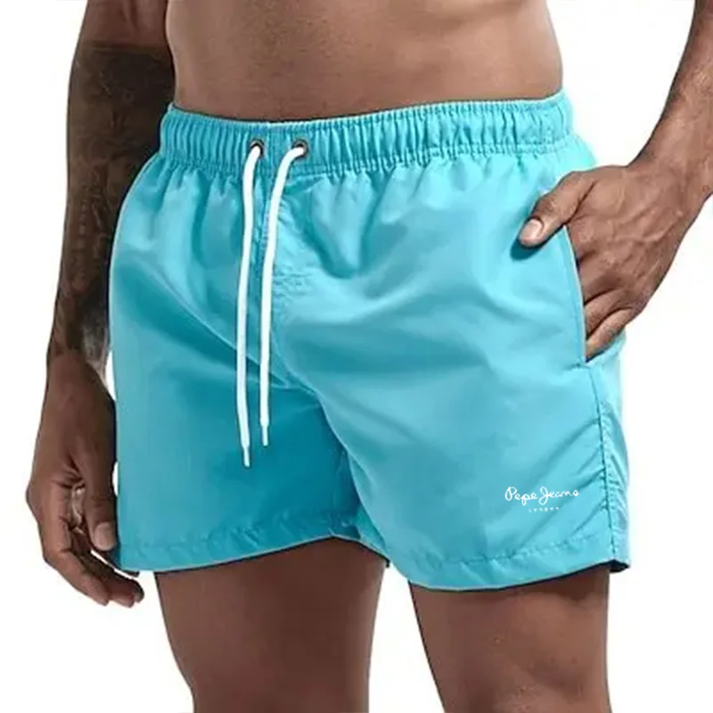 Short de bain imprimé pour homme, séchage rapide, plage, imbibée, respirant, proximité, poche Wstring, mode, 2024 fashion 6