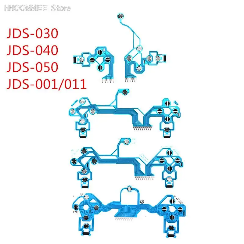 1 Pz Per Ps4 Ds4 Pro Slim Controller Pellicola Conduttiva Pellicola Blu Jdm 050 040 030 010