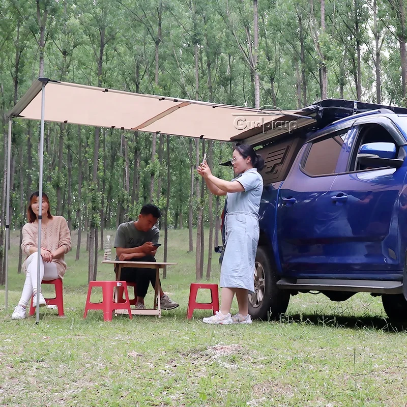 

Waterproof Travelling Outdoor car awning 4x4 4wd roof top tent Retractable Car Roof Side Awning
