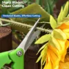 Garden Pruning Shears Set - Stainless Steel Trimming Scissors for Flowers, Branches, Herbs with Non-Slip Ergonomic Handles 4