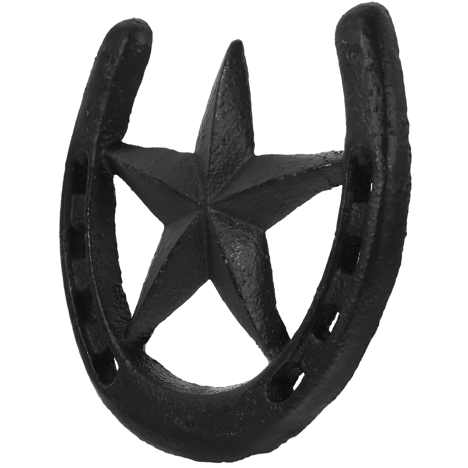 

Horseshoe Ornaments Gold Decor Iron Hanging Sculpture Wall Household Metal Crafts