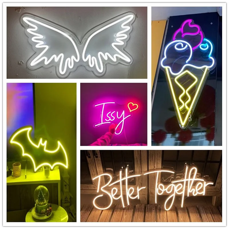 Custom Neon Signs Personalised Led Name Light For Kids Name Business Wedding Party Wall Decor Bedroom Decor