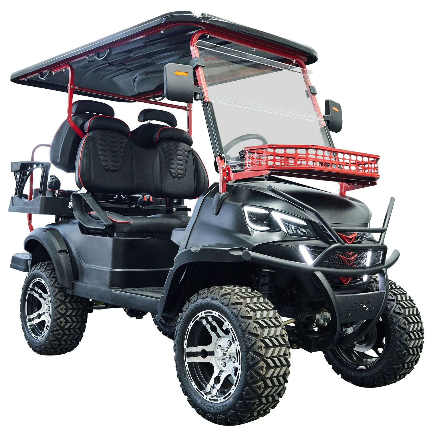 4 Seat Sightseeing Bus Club Cart Electric Golf Buggy Hunting Cart
