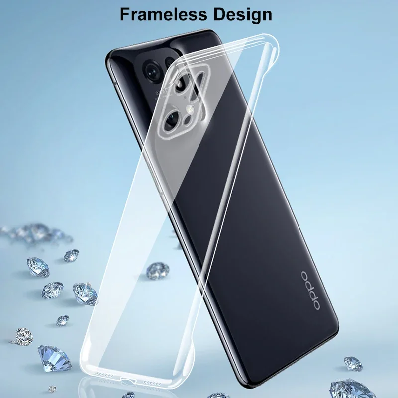 Frameless Transparent Ring Case - Hard PC Thin Cover