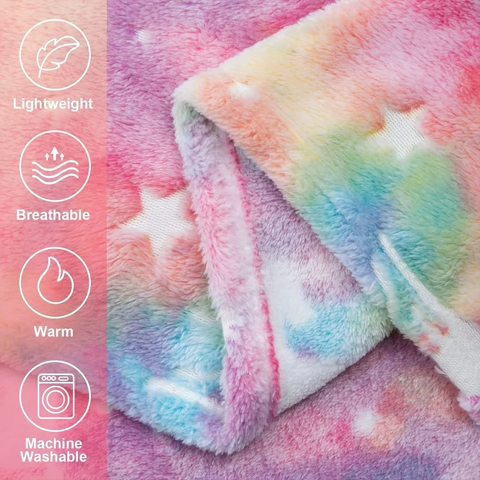 Manta Que Brilla En La Oscuridad, Regalos De Unicornios Para Niñas