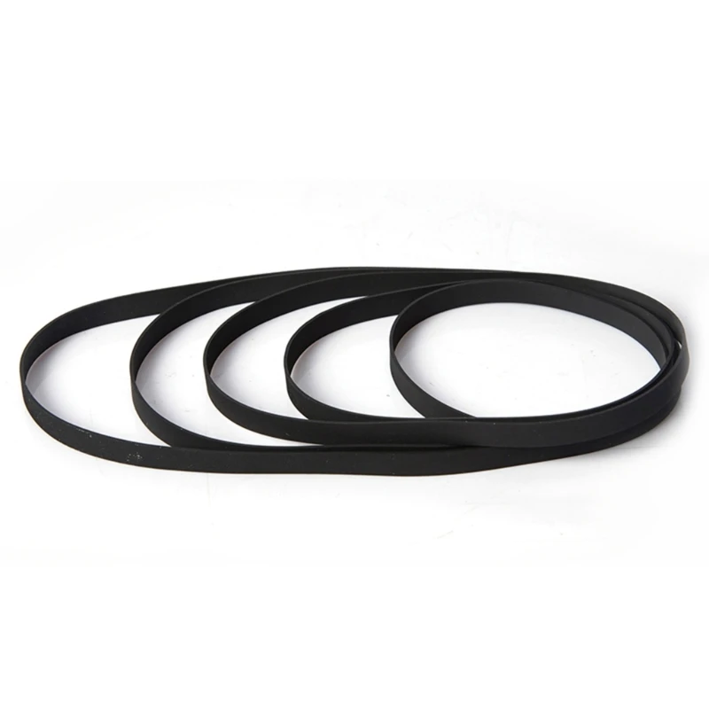 5PCS Turntable Belts Tape Machine Belt 5mm Rubber Belts for Recorder Walkmans for DIY Projects