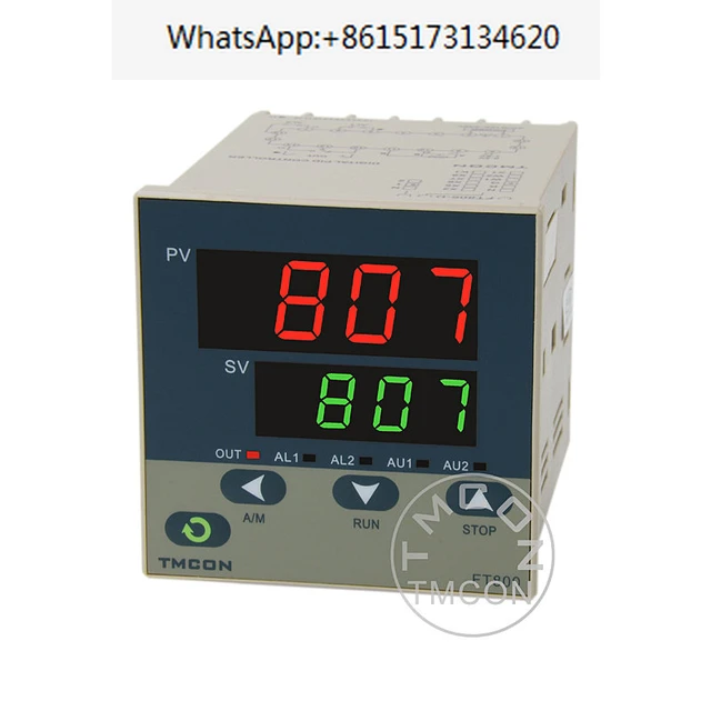 FT807 digital intelligent temperature controller pid temperature control  pressure gauge RS485 communication 0-5V, 4-20mA - AliExpress