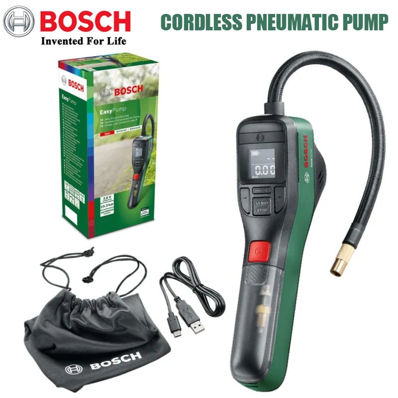 Bosch – Mini compresseur électrique Portable, 3.6V, 150psi, pompe à Air  pour pneu, voiture, moto, vélo - AliExpress