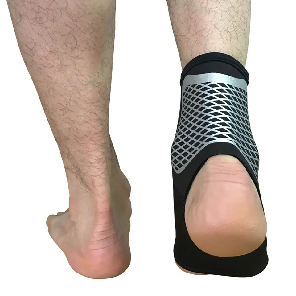 LOOGDEEL 1PCS Sports Ankle Support Ankle Pads Elastic Brace Guard Bicycle Football Basketball Foot Ankles Protector Wrap Unisex