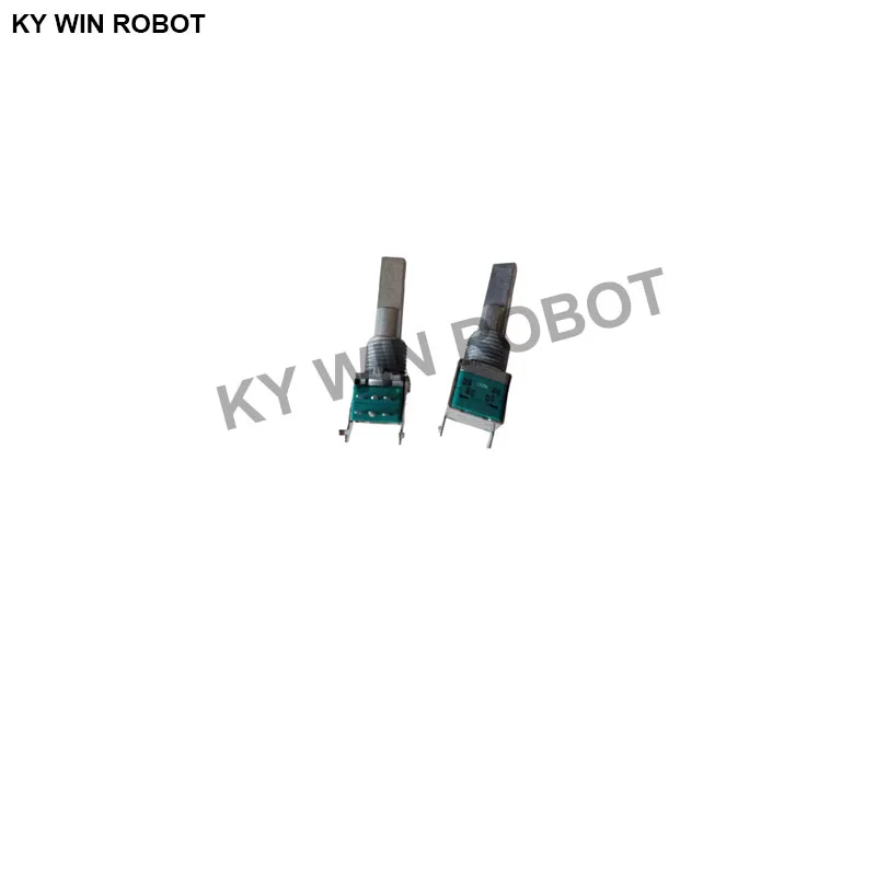 

2pcs/lots Imported Japan 09 type precision B103 duplex 10K horizontal volume potentiometer with bracket shank length 25MM