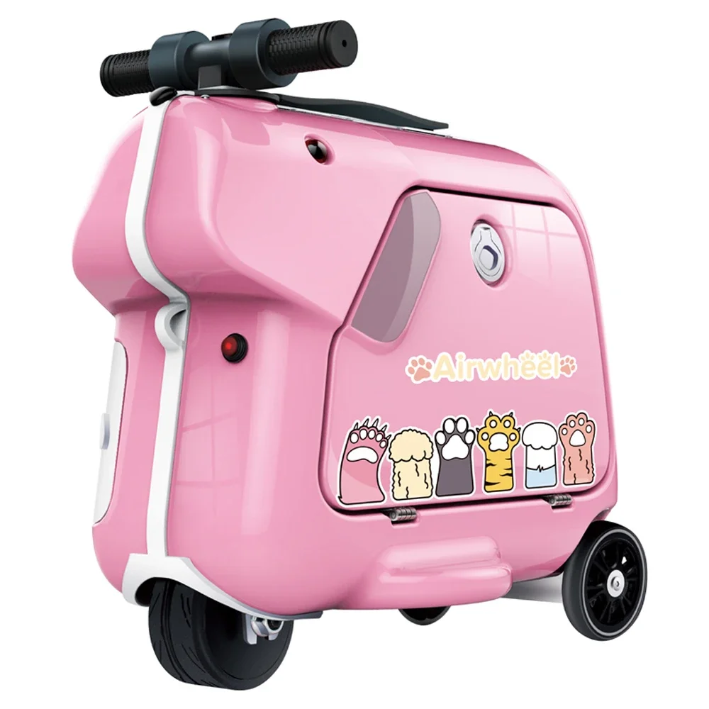 Alla Moda Airwheel Sq3 Elegante Bambini Scooter Valigia Mini Bambini Bagagli Scuola Scooter Giro Su Valigia Bagaglio Colorata
