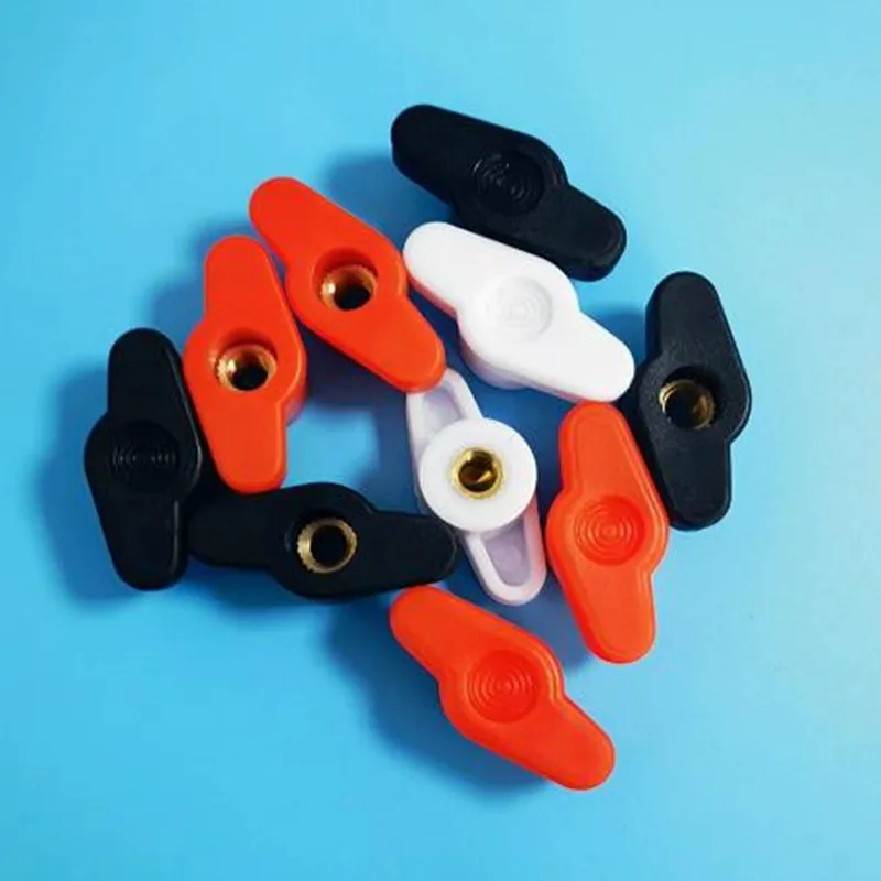 thumb nuts wing nuts 5pcs/lot M4 M5 M6 M8 37# S type Plum Bakelite Hand Tighten Nuts