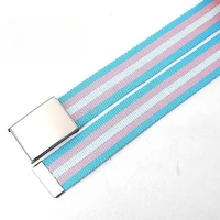 Ceinture rayée arc-en-ciel unisexe, 3.8cm x 120cm, Design de marque de luxe, ceinture Slim de haute qualité, mode Jeans décontractés, accessoires pour robe 3