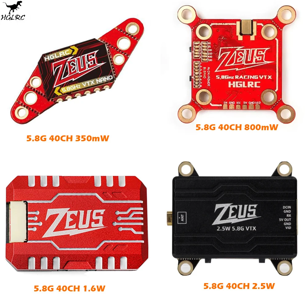 Zeus Nano 300mW VTX - Émetteur FPV 5V 40 Canaux