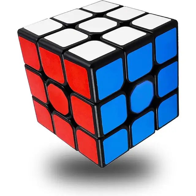 3x3 Magic Speed Cube 3x3x3 Puzzle Party Toy Professional Magic Cube 3D Smooth Puzzle Brain Teasers Twist Toys for Kids Adults 1