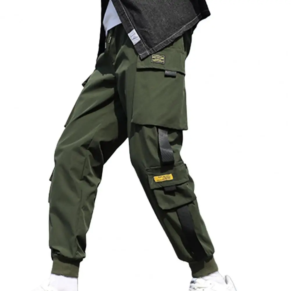 wrangler cargo pants Multi Pockets Pants All Match Hip Hop Solid Color Men Cargo Pants for Daily Wear baggy cargo pants Cargo Pants