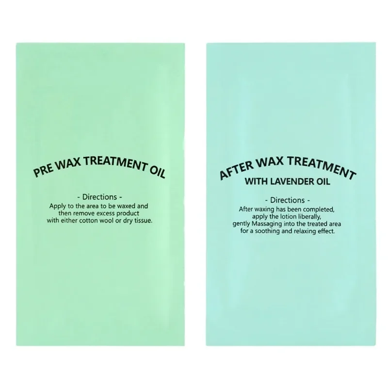 10PCS Wax Removal Wipe Wrapped Wet Tissue Wax Oil Cleaning Sticker Strips for Face Leg Eyebrow Arm Body Hair Removal Tools