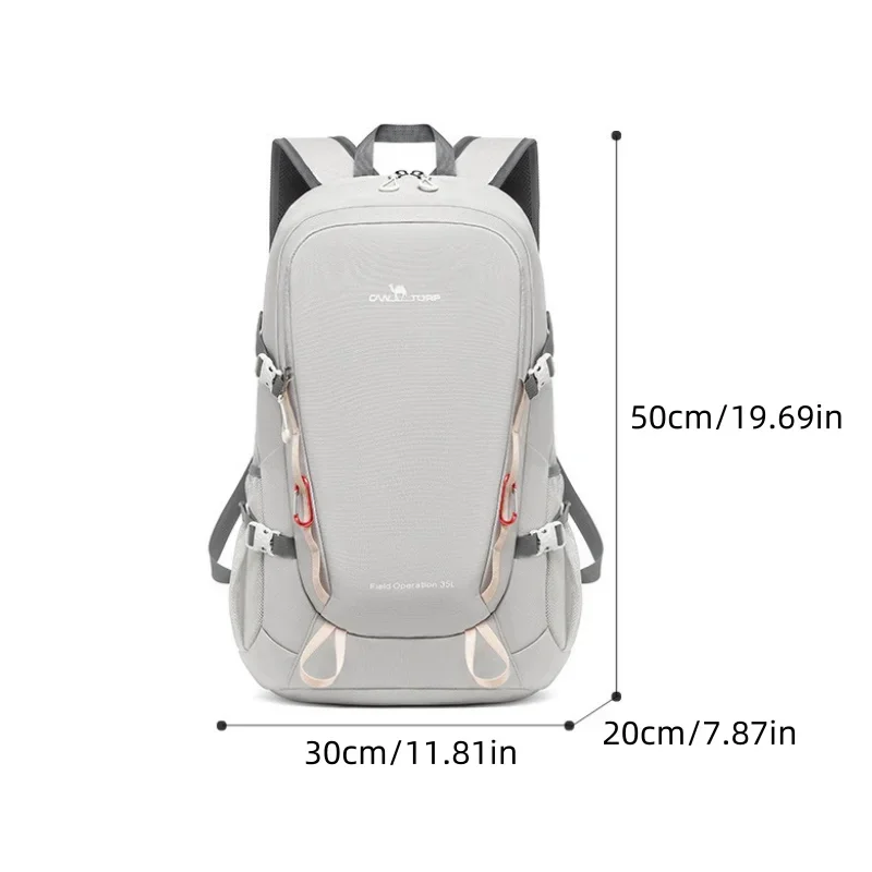 Water-Resistant Outdoor Backpack-Large Capacity, Adjustable Straps for Hiking & Travel, Foldable Tablet Compartment
