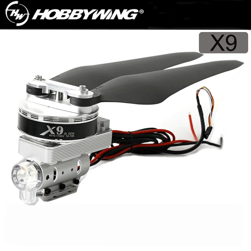 

Original Hobbywing X9 Motor 110KV 12-14S Carbon Fiber Plastics 3411CW CCW Propellerfor for 16L/25L/30L Agricultural Drone