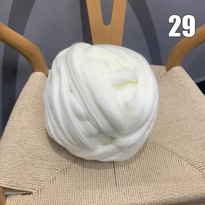 Needle Felting Kitblended Roving Ball 250G 13M Soft Needle Felting Wool Hand Dyed Wool Top Merino Mixed Artificial Roving needle felting wool