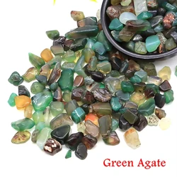 Natural Stone Crystal Gemstone Collection for Reiki Healing and Home Decor (Green Agate)