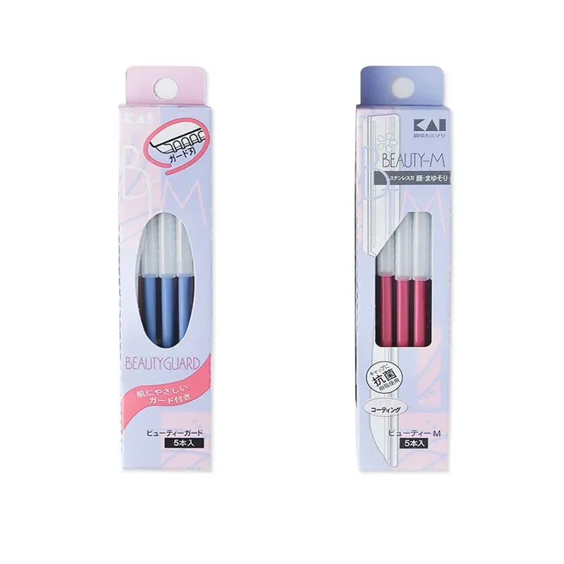 5pcs Eyebrow Epilator Sets for Women Makeup Beauty Eyebrows Hair Removal Styling Tool Steel Blade Facial Sourcil Razor Trimmer