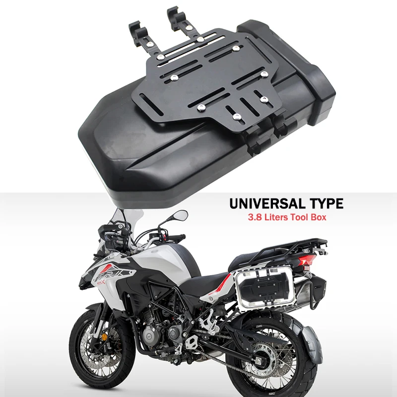 

For Benelli TRK502 TRK502X Left Side Box Waterproof Tool Box TRK 502 TRK 502X 2016 2017 2018 2019 2020 Motorcycle Decorative Box
