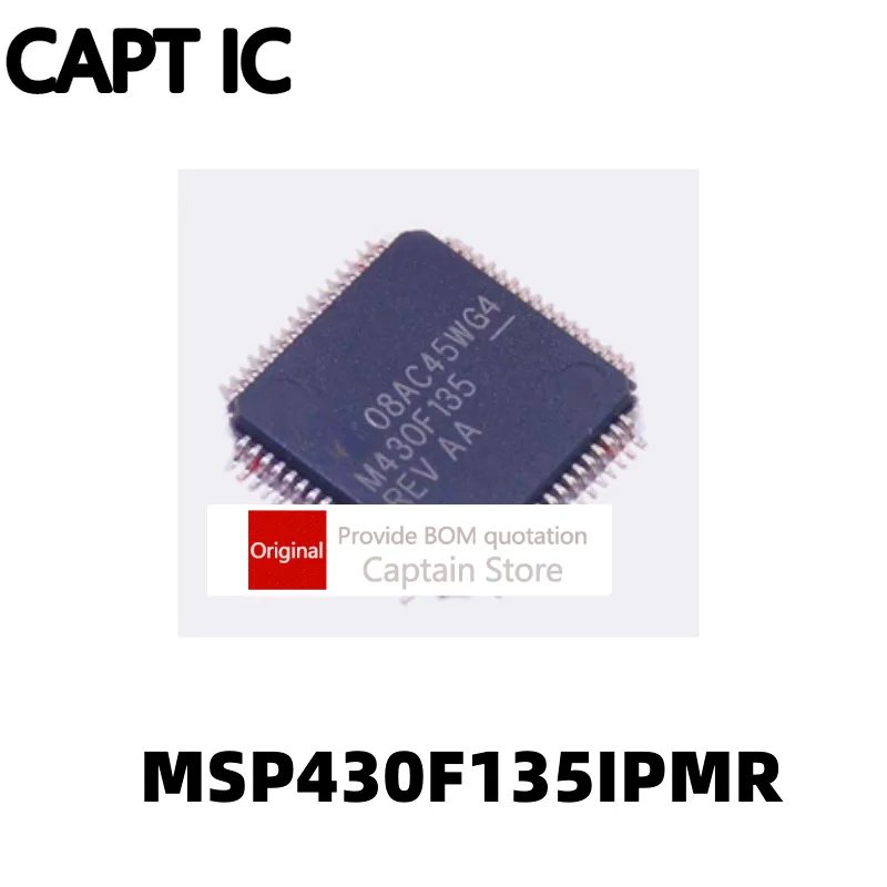 

5 шт. MSP430F135IPMR LQFP64