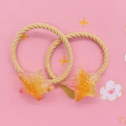 Vibrant Halloween Resin Strawberry Hair Accessories Set (Cyan)