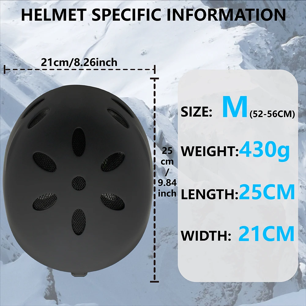 Unisex Snow Sport Helmet 4