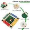 4 Player Shut the Box Wooden Board Games for Kids Adults 4-Sided Shut Party Club Dice Board Box Game Set Interesting Family Game 3