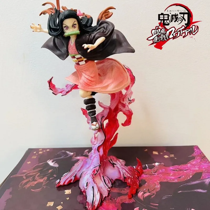 

Anime Demon Slayer Figure Kamado Nezuko Model Dolls Figurines Pvc Action Figurine Kochou Shinobu Collection Children Toy Gift