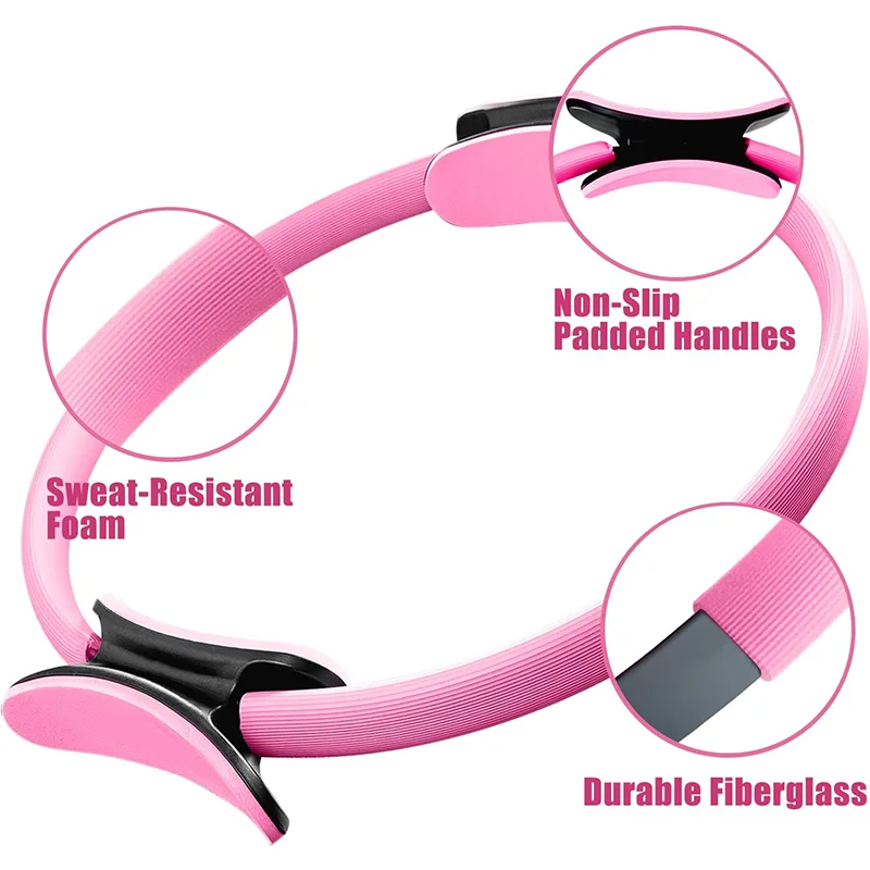Pilates Ring Yoga Circle Durable Pilates Fitness Accessory Gym Workout Training Tool
