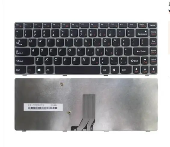 

New US Laptop Keyboard For Lenovo Y480 Y480N Y480M Y480A Y480P Y485M Y485 Y485P Y485N Grey frame