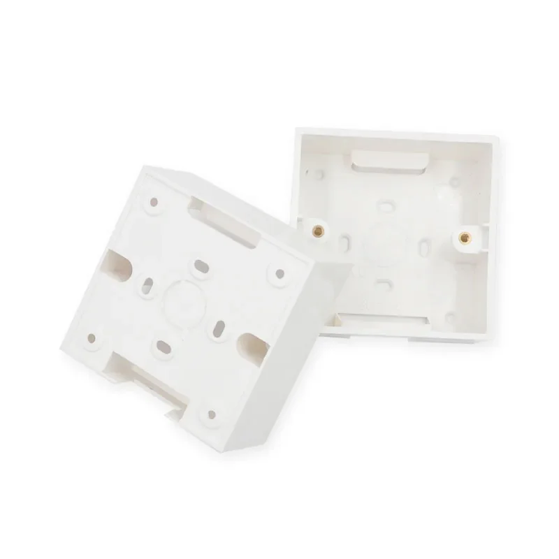 High-quality Wall Mount Wiring Bottom Box 34/40/45mm for 86 Type Standard Switches and Sockets Apply