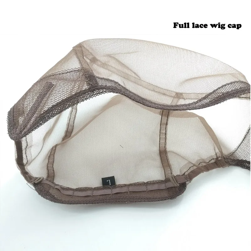 Wig Caps New Full Lace Wig Cap For Making Wigs Ventilated Swiss Wig Cap With Adjustable Strap In the Back Accessories 4 Size Hair