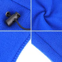 Winter Kids Balaclava Hat Thermal Fleece Neck Warm Full Face Ski Mask Hood Beanie Solid Color Children Boys Girls Windproof Cap 1