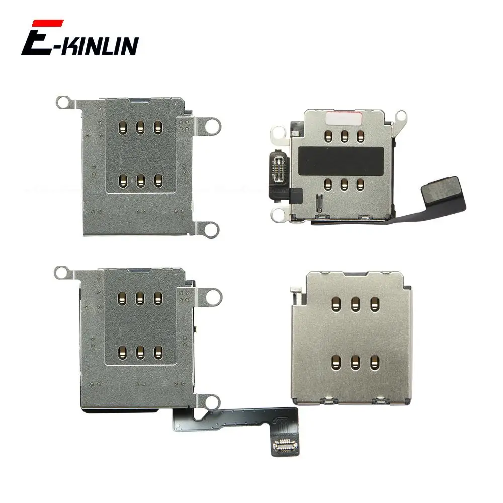 

Repair Repair Parts For iPhone 13 12 mini 12 Pro Max SiM Card Slot Tray Holder Reader Socket Flex Cable