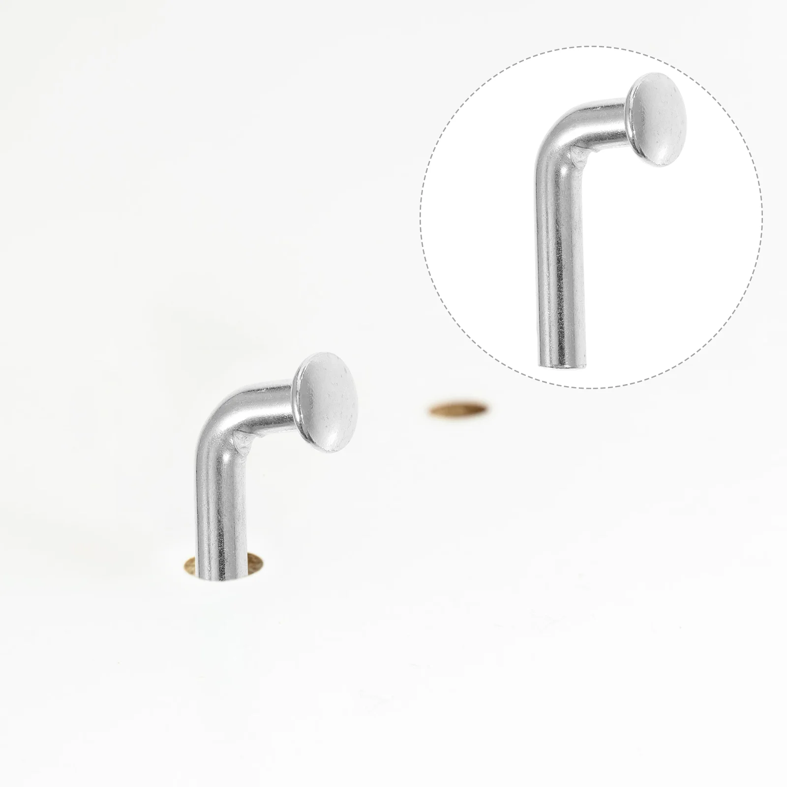 깔판 랙 드롭 핀 헤비 듀티 J 볼트 안전 범용 핀, 소형 깔판 랙 안전 볼트, 둥근 상단 모자, 가정 또는 DIY, 100 개