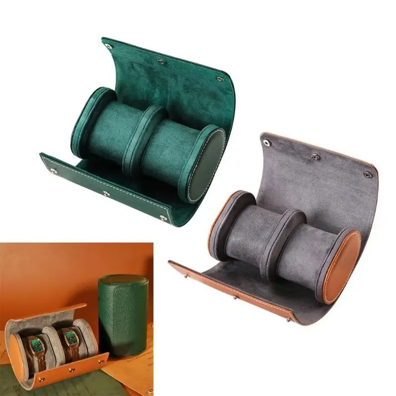 A52E Watch Watch Roll Travel Codes mit luxuriöser Samt -Innenraumschachtel – Detail 7