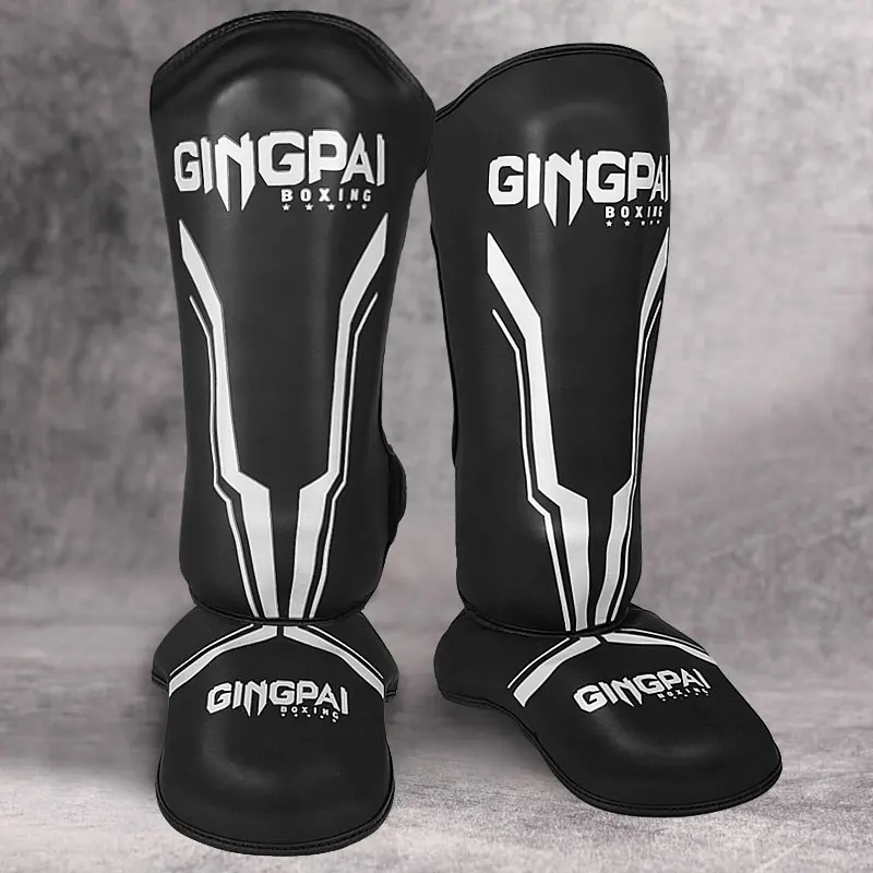 

Adult Muay Thai Boxing Shin Guard Instep MMA Kickboxing Ankle Protectors Martial Arts Kick Boxing Legging Taekwondo Equipment